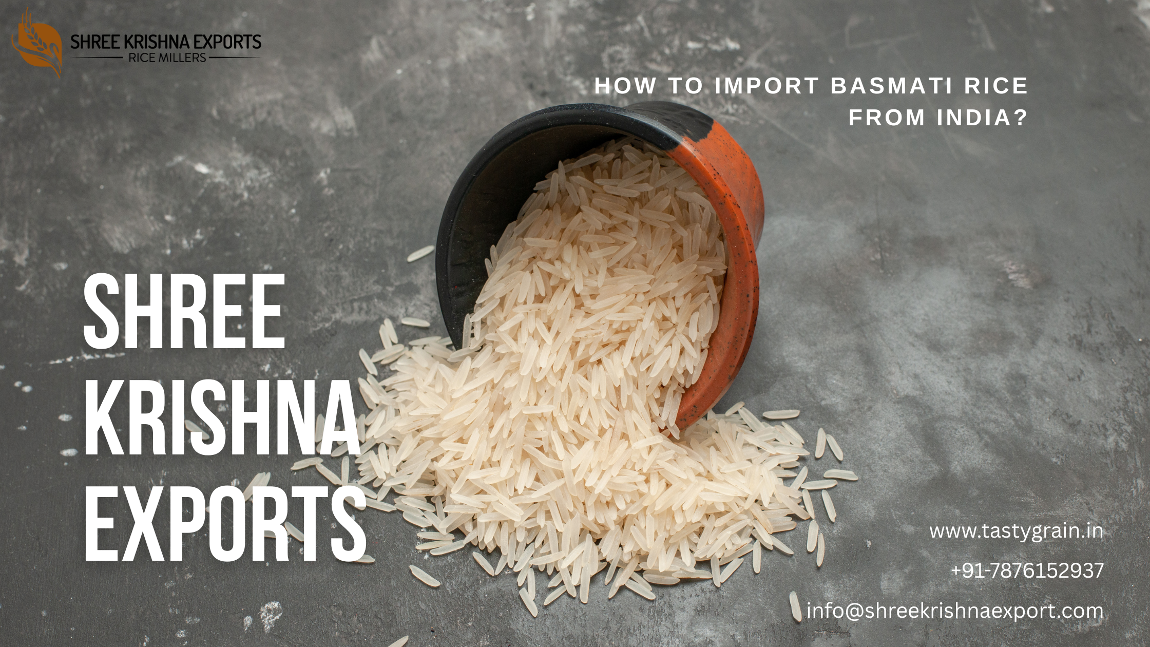 Import basmati rice from india