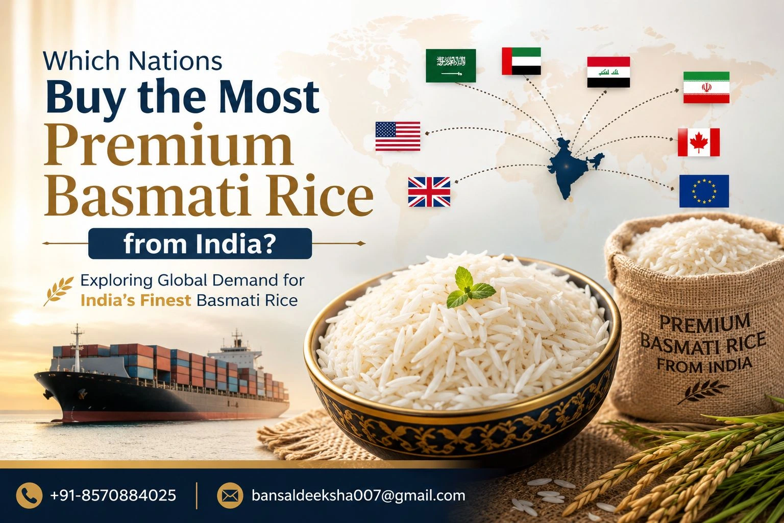 Which Nations Buy the Most Premium Basmati Rice from India